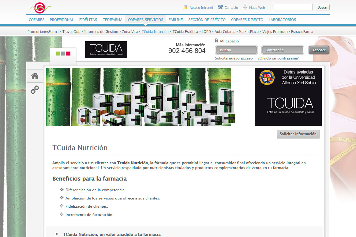 Cofares - Tcuida nutrición