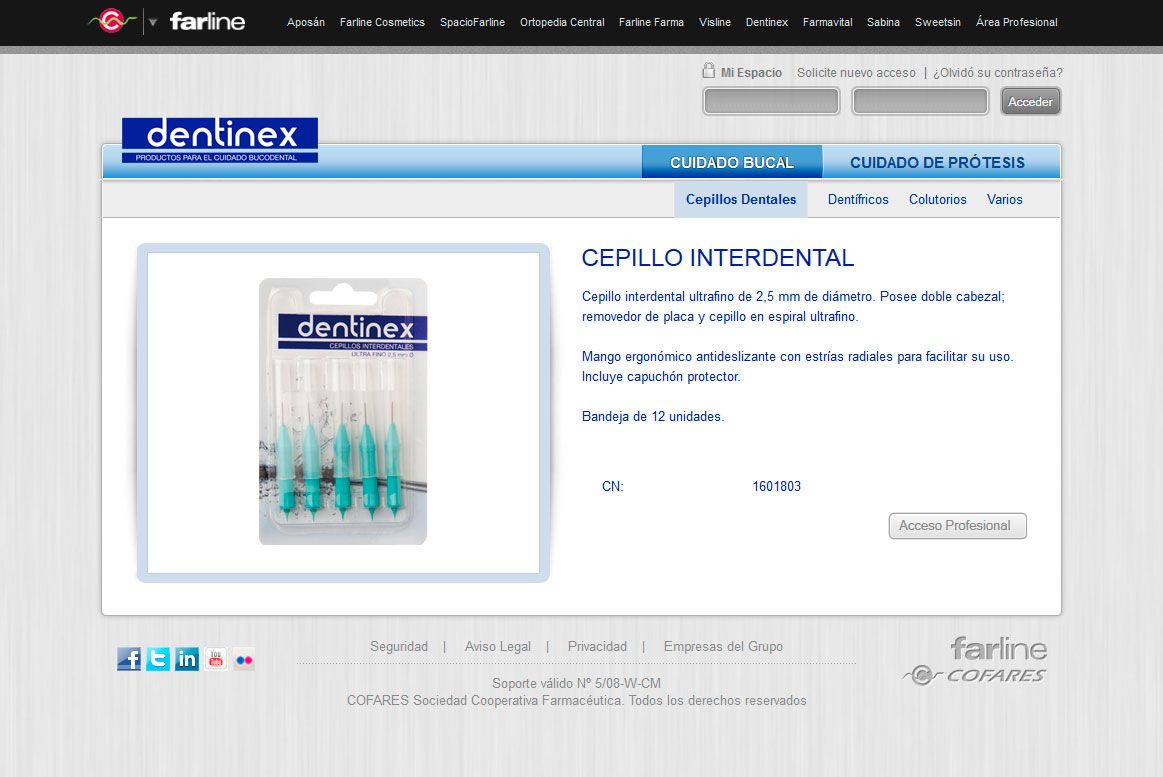 Cofares - Dentinex