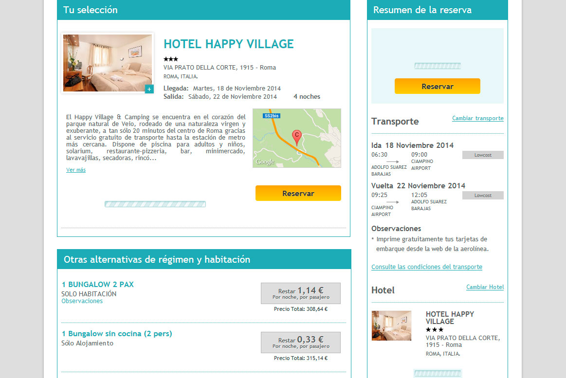 Muchoviaje - Listado habitaciones