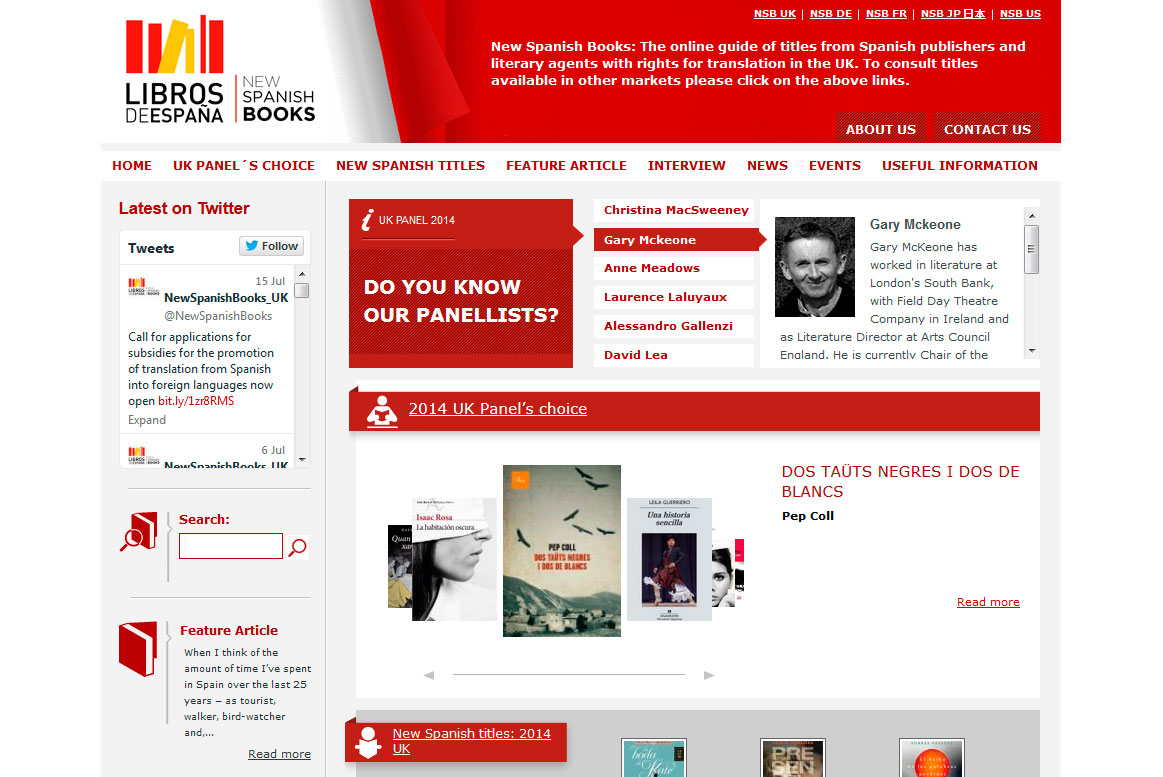 New Spanish Book - Home