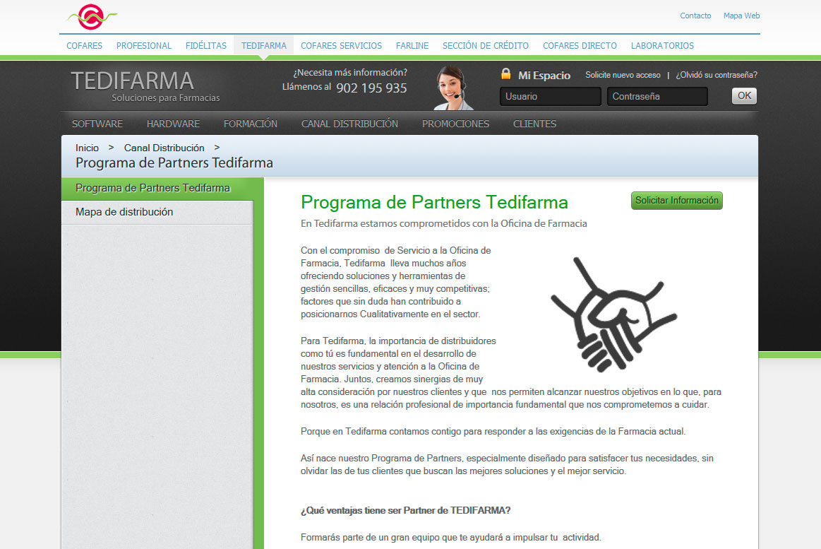 Cofares - Tedifarma - Canal distribución