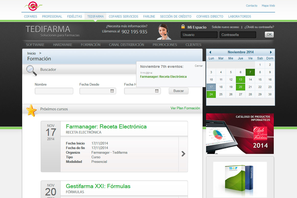 Cofares - Tedifarma - Formación